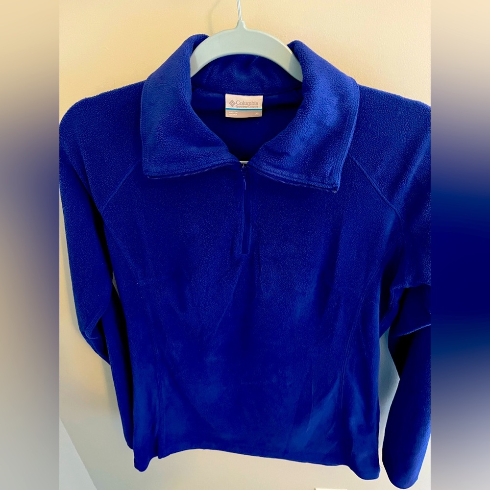 Columbia zip sweatshirt